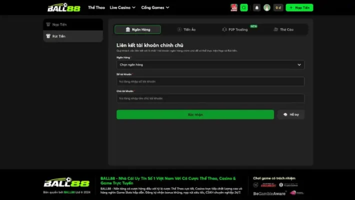 Thông tin không chính xác, giao dịch có thể bị từ chối